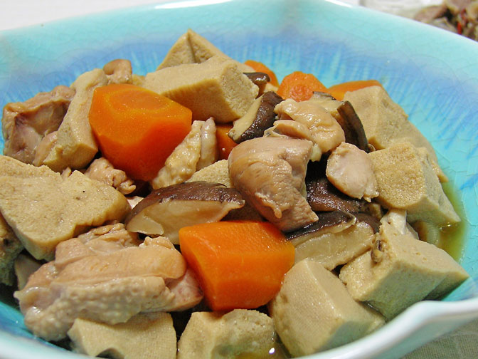 高野豆腐の煮物 圧力鍋で目指せ500レシピ